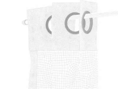 Curtain Detail - Showcase 3D model