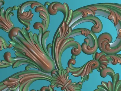 neoclassical 3d archway 3D print model