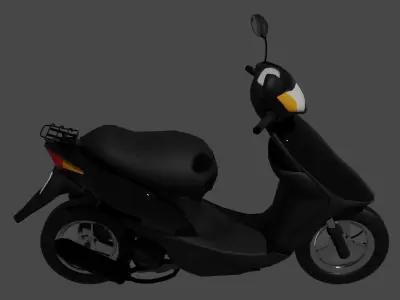 Moped Bike Scooter 3D model