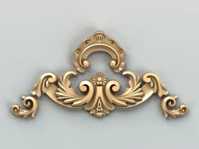 Corner decor 027 3D model