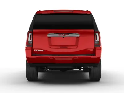 GMC Yukon SUV 2018 Low-poly 3D model