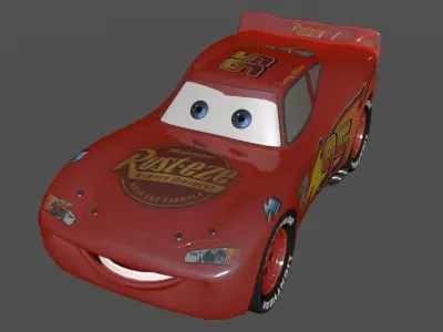 Lightning Mcqueen Character 3D model