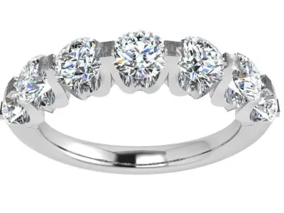 Round Diamond Band Ring 3723 3D print model