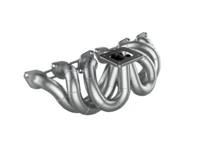 RB26 Equal Length T4 Single Turbo Manifold Mockup 3D print model