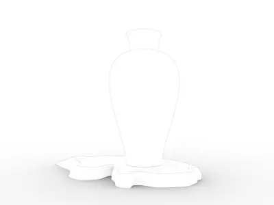 Shigaraki-like jar 3D model