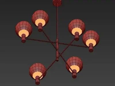 Helix Chandelier 3D model