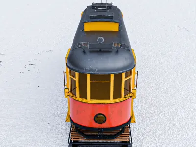 Cable Car Railway 3D model 3D model