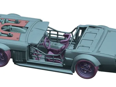 Hoonicorn V2 3d Print  3D print model