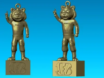 NFL - Hanging Figurine Cincinnati Bengals - 3D print 3D print model