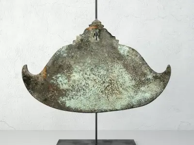 Spinning Temple Gong 3D model