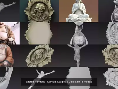 Sacred Harmony - Spiritual Sculpture Collection