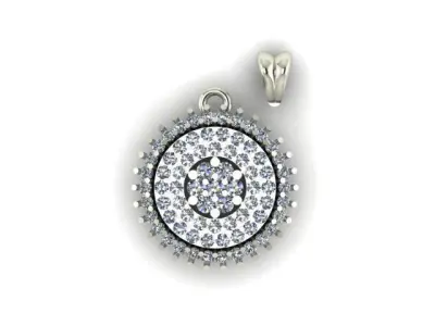 women pandent  for daimonds ready to print 3D print model