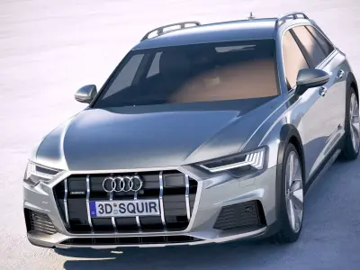  Audi A6 Avant Allroad 2020 3D model