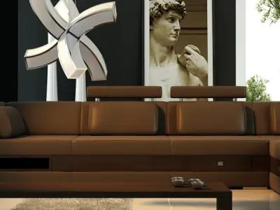 Modern Pendant Lamp 3D model