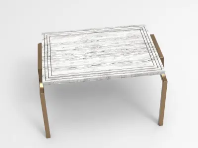 Mozzi Side Table  Low-poly 3D model