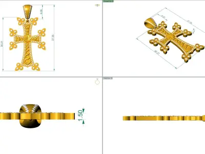 ARMENIAN CROSS 3D print model