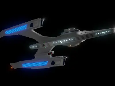 Akula Class Destroyer Free 3D model