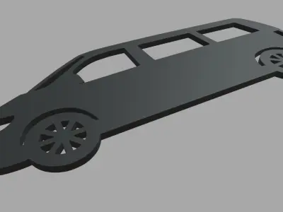 Mercedes Benz W638 Vito Key Ring 3D print model