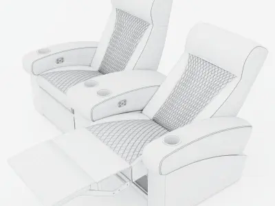 Cineak Fortuny Incliner Seating 3D model