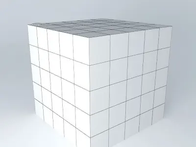 Texture box with different foods Free 3D model