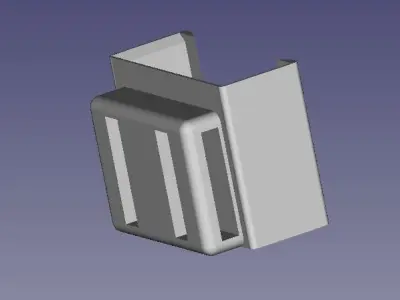 HAMBOTEST HT126A STAND AND BELL HOLSTER 3D model