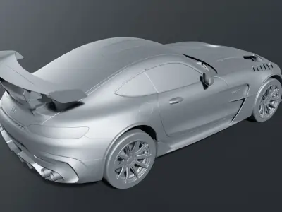 Mercedes AMG GT Blackseries - Car Model 3D print model