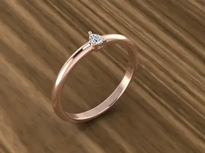 Diamond Jewelry Ring 3D print model