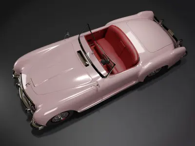 Nash-Healey car 3D model
