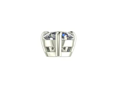 ETC-001 pendant with oval cut diamond Free 3D print model