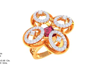 Diamond Ring  3D print model purchase