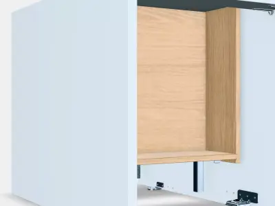 ANGSJON Wash-stand with drawers 3 Low-poly 3D model