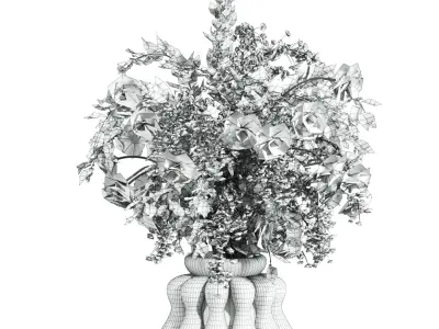bouquet 3D model 13