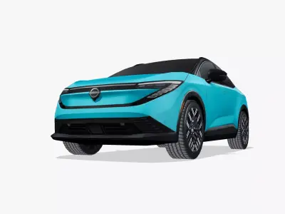 Nissan Leaf 2026 Low-poly 3D model