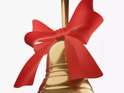 Christmas Bell 01 PBR 3D Low-poly 3D model