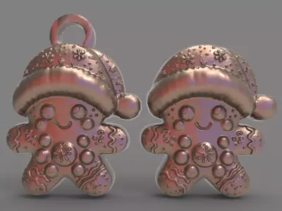 ginger cookie decor  3D print model