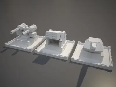 Turret Collection 3D print model
