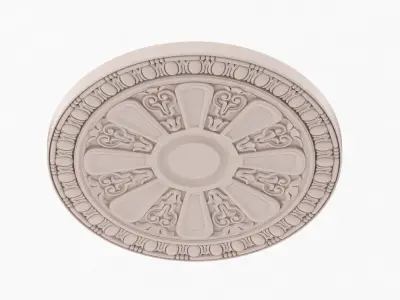 Classic Ceiling Medallion 62 3D model