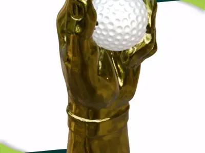 3D Golf Decorative Piece - Perfect for Fans and Collectors Free 3D print model