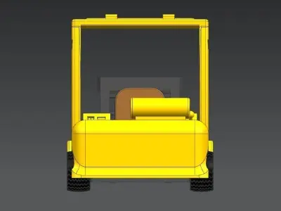Forklift Assembly 3D print model