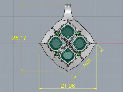 Chopard Imperiale Lace Necklace 3D print model