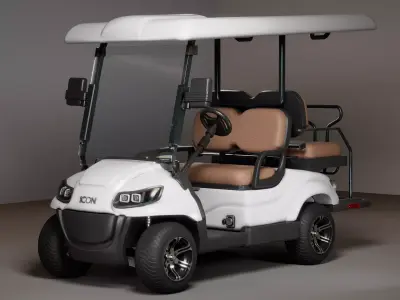 GOLF-CART-ICON 40L 3D model