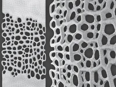   Decor wood panel 3  3D model