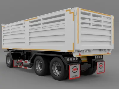 Trailer Dump Only 3D model