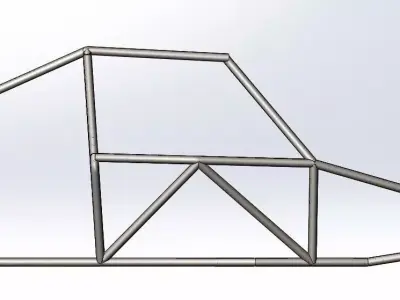 Kartcross Chassis  3D model