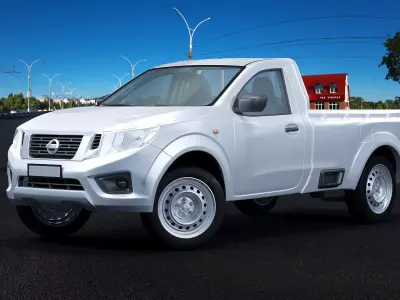 Nissan navara np300 2015 full interior 3D model