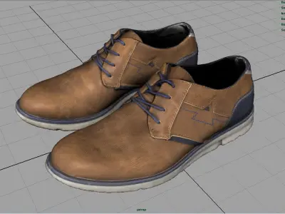 Sneakers 13 Low-poly 3D model