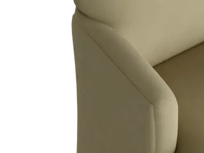 Wedding Satin Fabric Chair 3D model