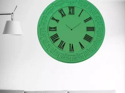 Versace 60cm Wall Clock 3D print model
