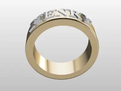 HENRY MEN RING  3D print model