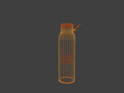 Bottle Free low-poly 3D model